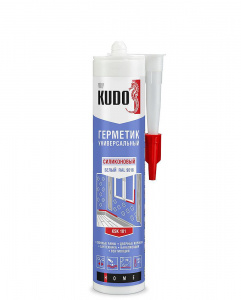 Герметик KUDO KSK-101 силиконовый универсальный белый 280 мл