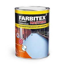 Мастика FARBITEX битумно-резиновая 2,0кг.