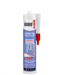 Герметик KUDO KSK-100 силиконовый универсальный прозрачный 280 мл
