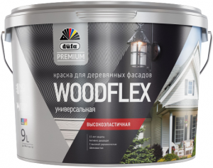 Dufa Premium WOODFLEX краска высокоэластичная для деревянных фасадов 1 база 2,5 л