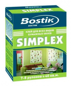 Клей Bostik SIMPLEX для бумажных обоев 250г.(12 шт)