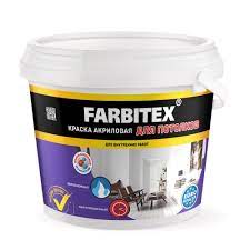 Краска акриловая для потолков (1.1 кг) FARBITEX