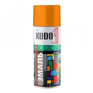 Эмаль универсальная KUDO оранжевая, 520мл
