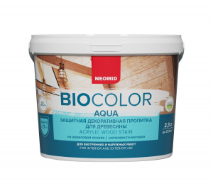 Декоративная пропитка BIO Color aqua Светлый дуб (2,3 л)