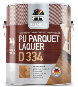 Dufa Expert Лак PU-PARKETTLACK D334 полиуретановый паркетный полуматовый  750мл