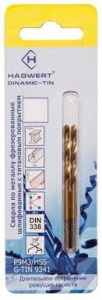 Сверло по металлу Hagwert Dinamic-TIN 2,5