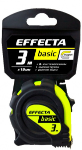 Рулетка EFFECTA Basic 3мx19мм.с магнитом
