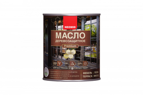 Масло деревозащитное НЕОМИД Premium (0,75 л) (12 шт)