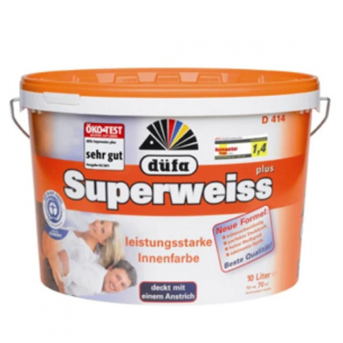 Dufa ВД краска SUPERWEISS RD 4 10л