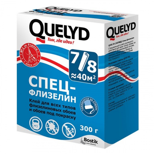 Клей Quelyd СПЕЦ-ФЛИЗЕЛИН обойный 300г (30 шт)