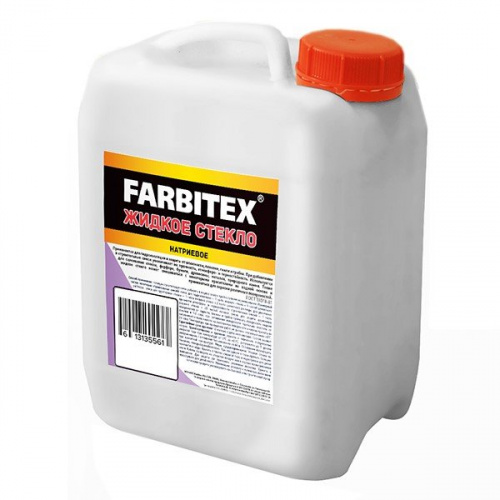 Жидкое стекло FARBITEX 1,3кг.