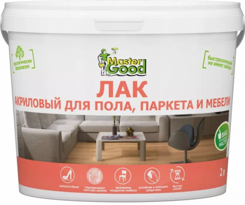 Master Good   Лак дерева универсальный (акриловый) , (1 л) (12 шт)