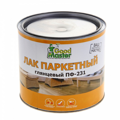 Master Good  Лак паркетный ПФ-231 (2  л) (6 шт)