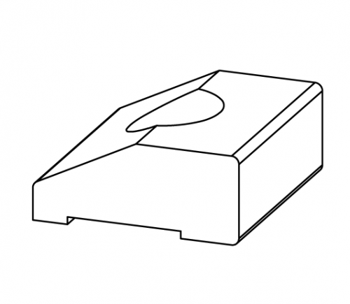 Набежной блок для дверей (ABA 1), шт (100)
