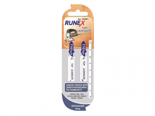 Пилок набор Runnex Profi Wood Laminate-2 по дер. ламинат 2шт.(T101B,T101BR)
